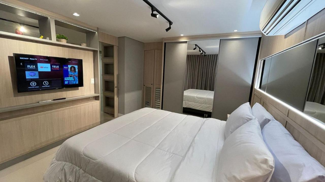 Апартаменты Lindo E Moderno Apartamento Studio No Centro Фос-ду-Игуасу Экстерьер фото