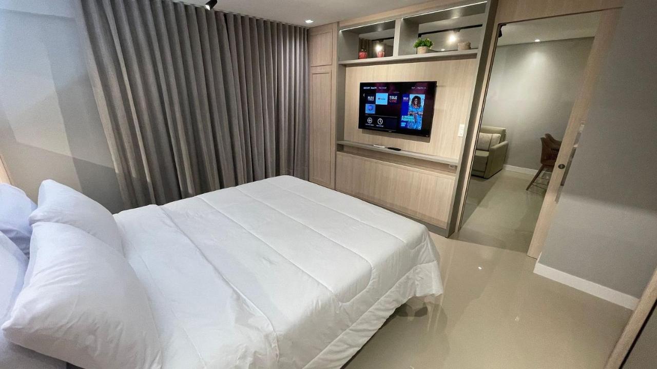 Апартаменты Lindo E Moderno Apartamento Studio No Centro Фос-ду-Игуасу Экстерьер фото