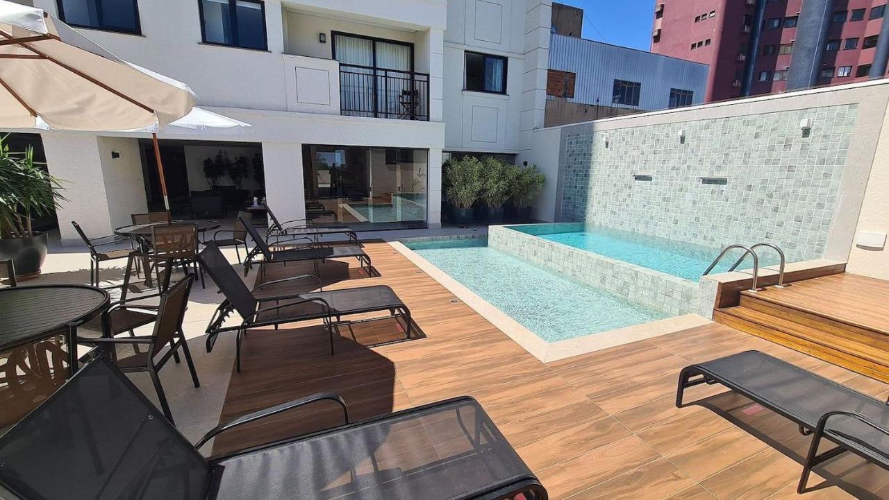 Апартаменты Lindo E Moderno Apartamento Studio No Centro Фос-ду-Игуасу Экстерьер фото